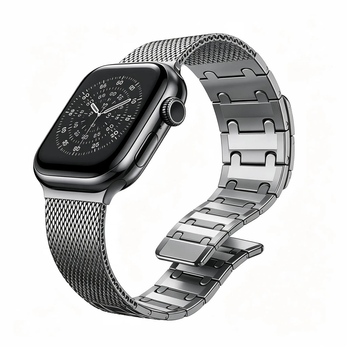 Bracelet Milanais solide Apple Watch (graphite)