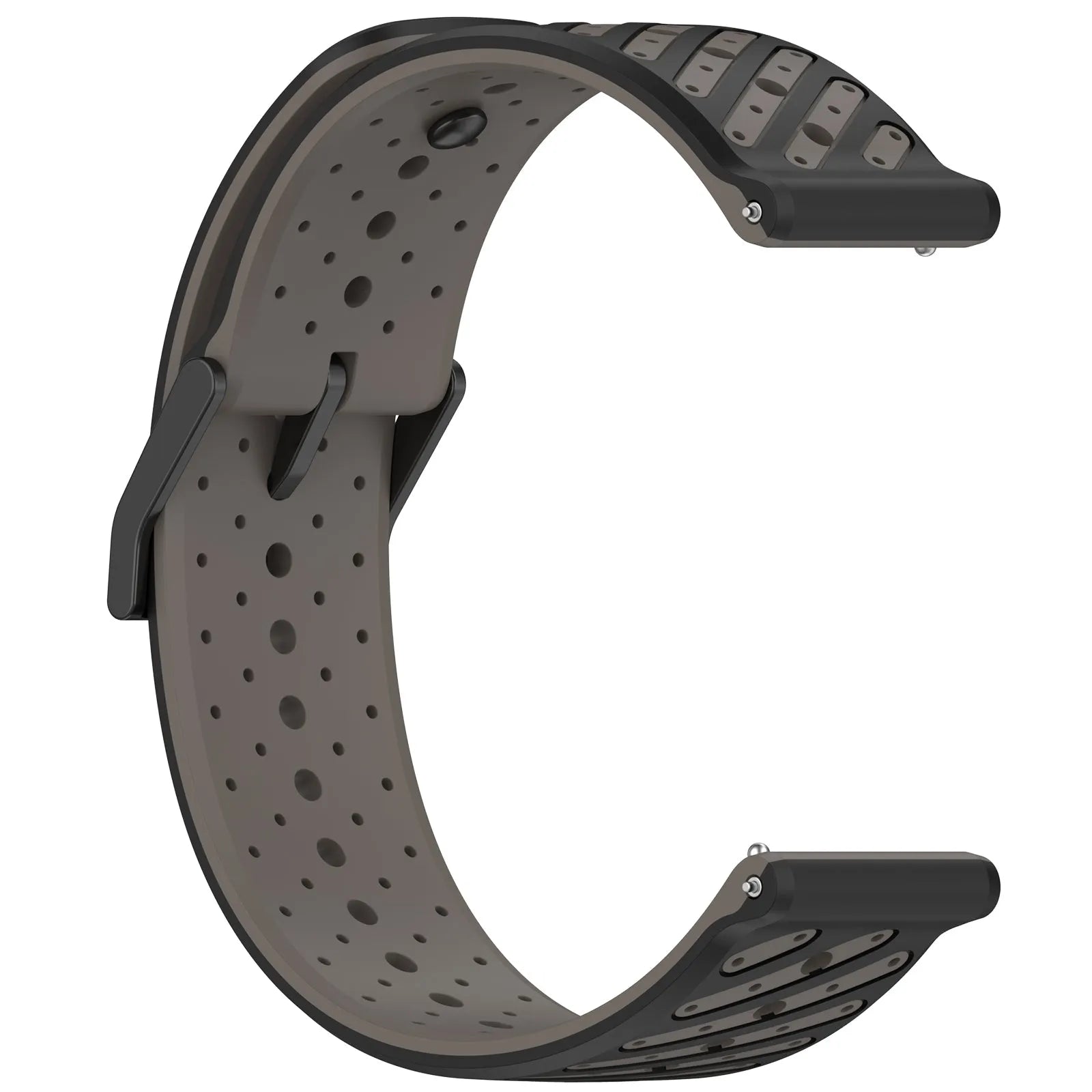 Coros Apex 2 Pro Striped Silicone Strap (Grey)