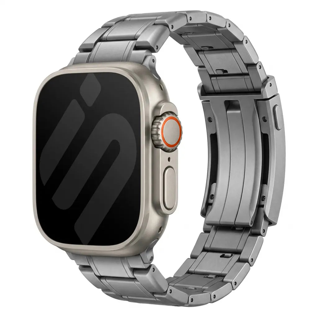 Bracelet titane ajustable Apple Watch (graphite)