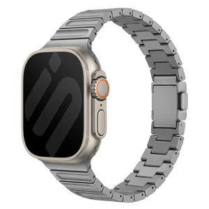 Bracelet titane magnétique Apple Watch (graphite)
