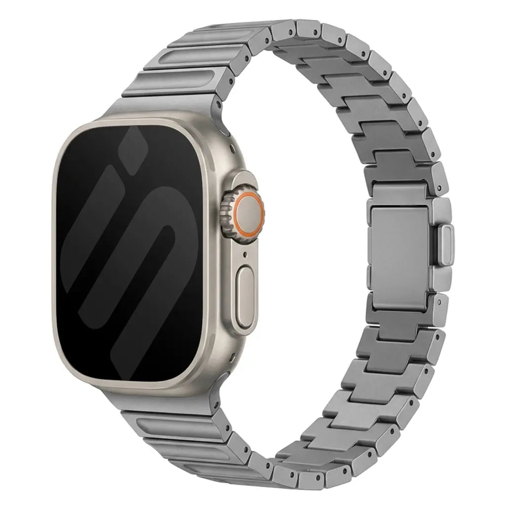 Bracelet titane magnétique Apple Watch (graphite)