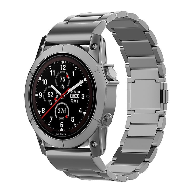 Correa titanio magnético Garmin Fenix E (grafito)