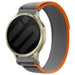 Garmin Forerunner 255 Trail Nylon Strap (Grey/Orange)