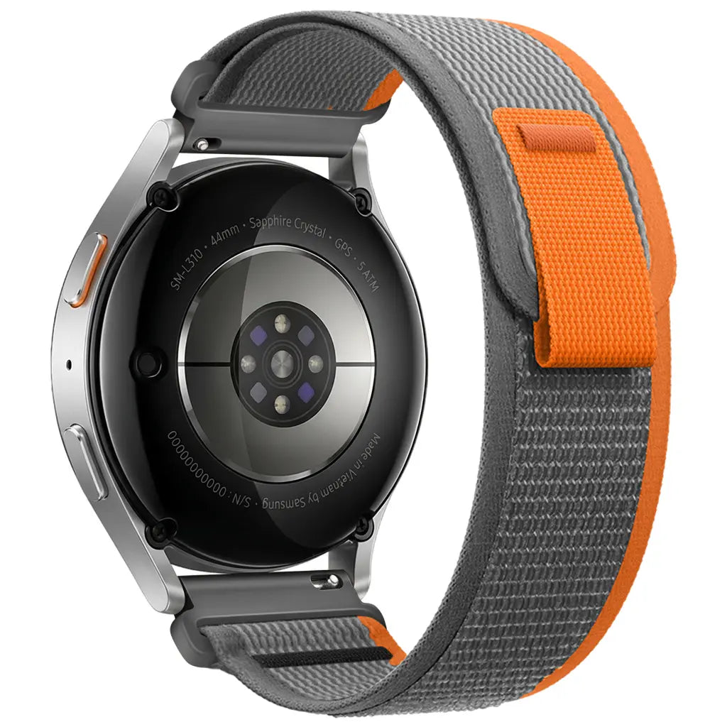 Correa nylon trail Coros Apex - 42mm (gris/naranja)