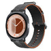 Samsung Galaxy Watch 8 - 44mm Silikon Active Armband (Hellgrau/Orange)
