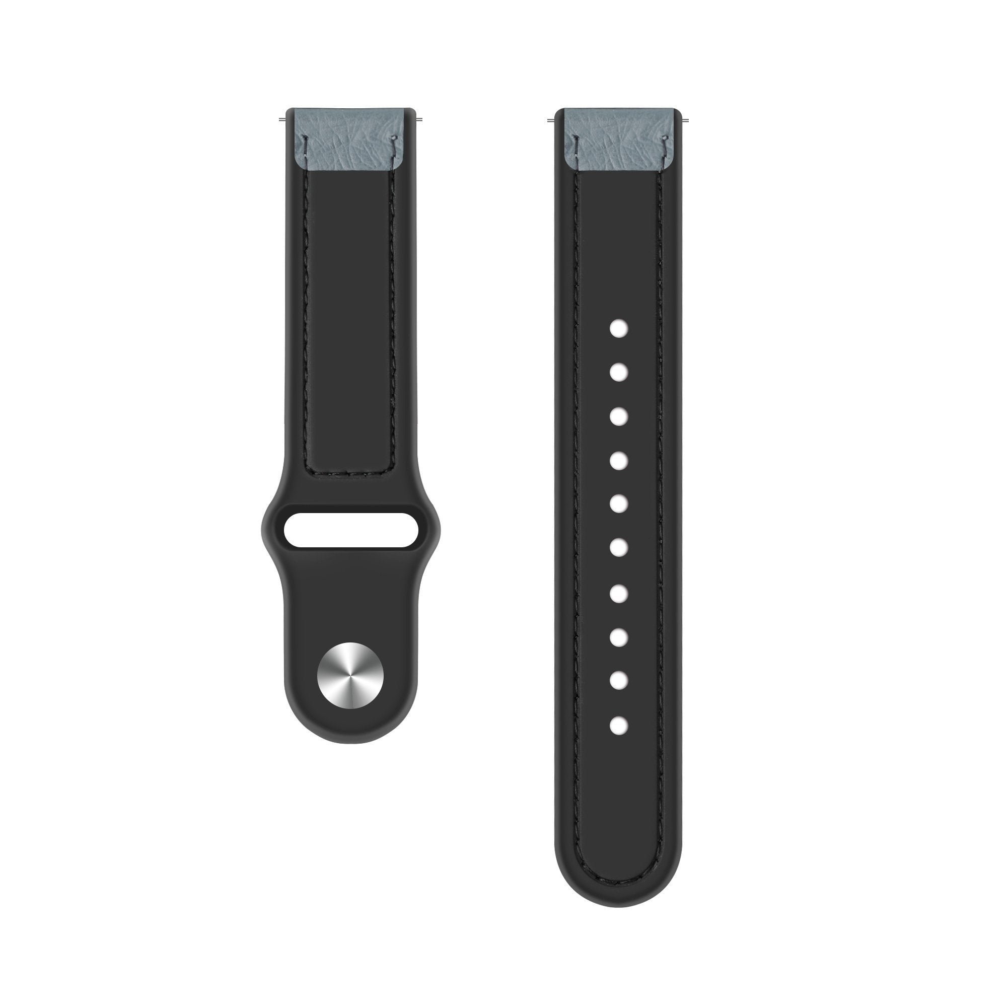 Suunto 9 Peak Pro Leather Hybrid Strap (Grey)