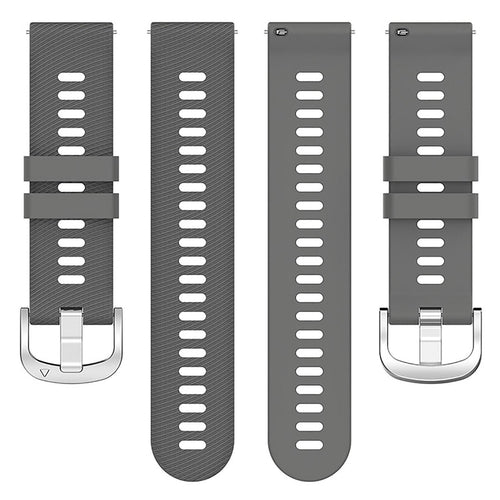 Bracelet silicone Coros Apex 4 - 42mm (gris foncé)