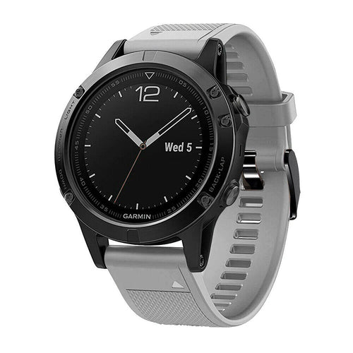 Garmin Tactix 8 - 47mm Silikonarmband (Grau)