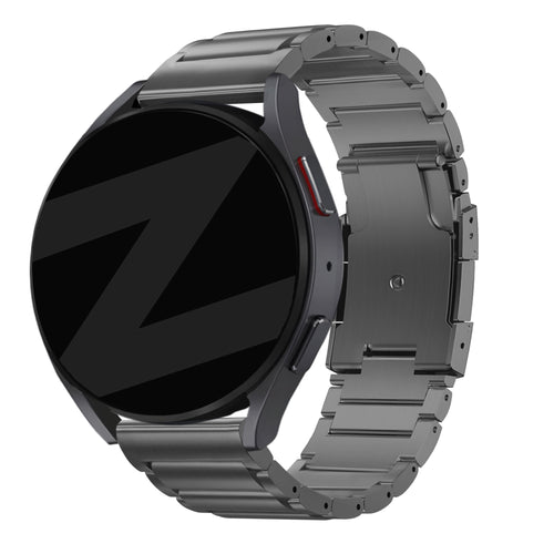 Bandz Garmin Venu 4 - 45mm Titanium Link Strap (Graphite)