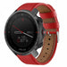 Polar Grit X Pro Leather Strap (Red)