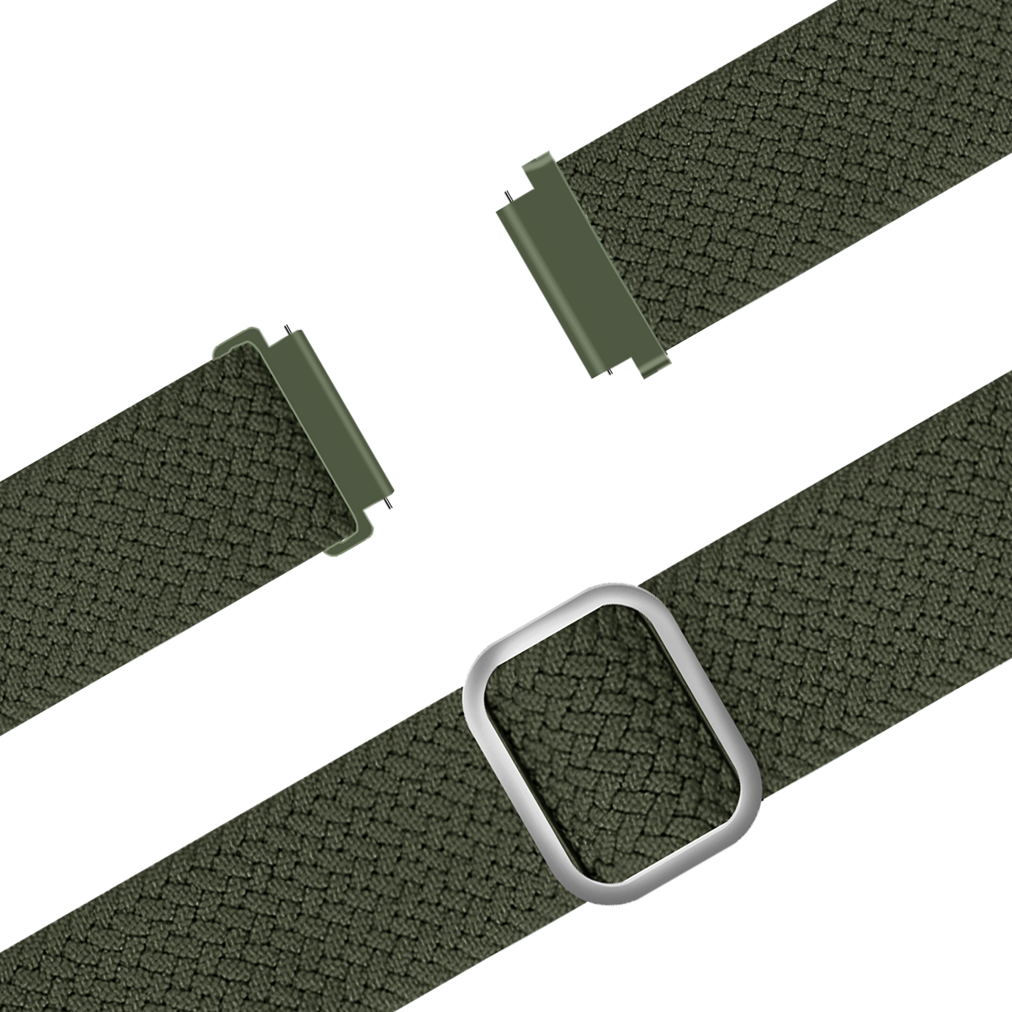 Bandz Correa trenzada ajustable Garmin Venu 4 - 41mm (verde)