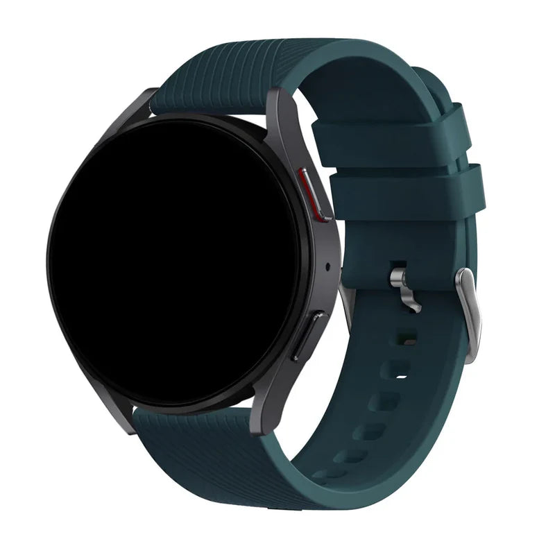 Bandz Huawei Watch GT 2 46mm Silicone Strap 'Deluxe' (Dark Green)