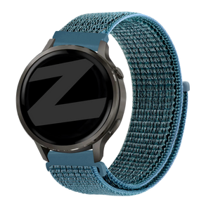 Bandz Garmin Venu 2s Nylon Loop Strap (Green-Grey)