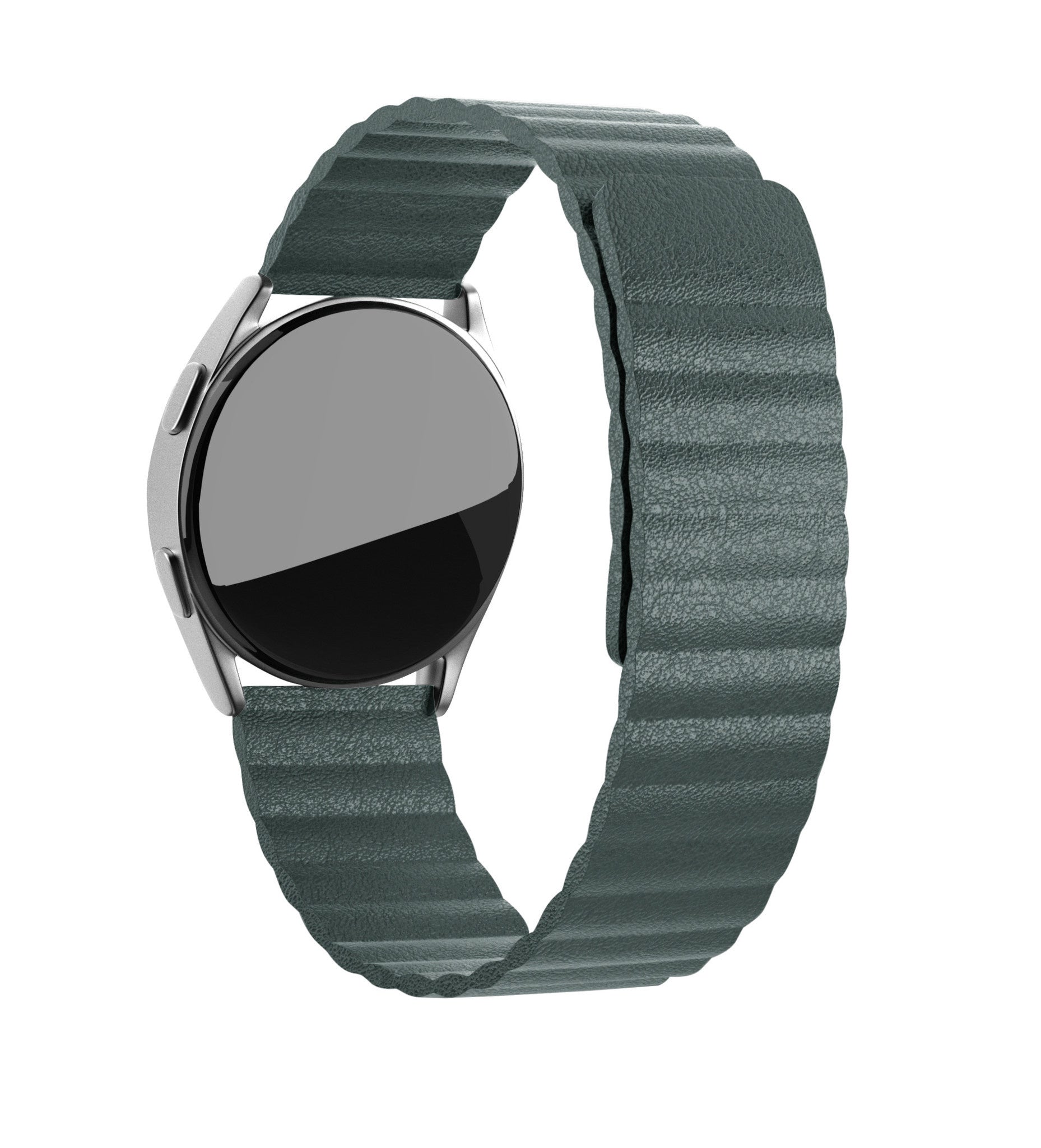 gruene-lederloop-armband-galaxy-watch-4-40mm