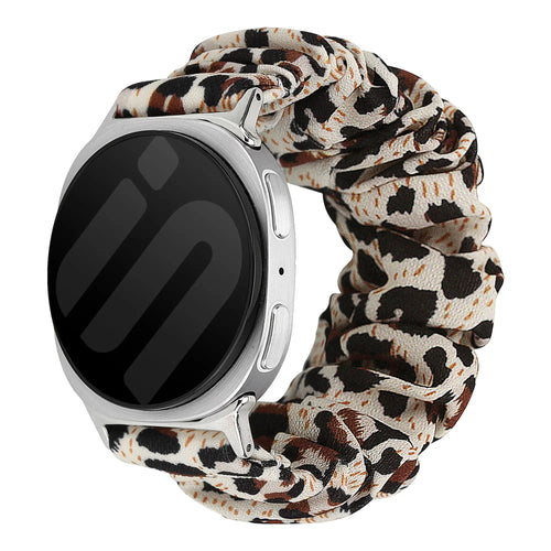 Samsung Galaxy Watch 8 Classic Scrunchie Strap (Leopard)