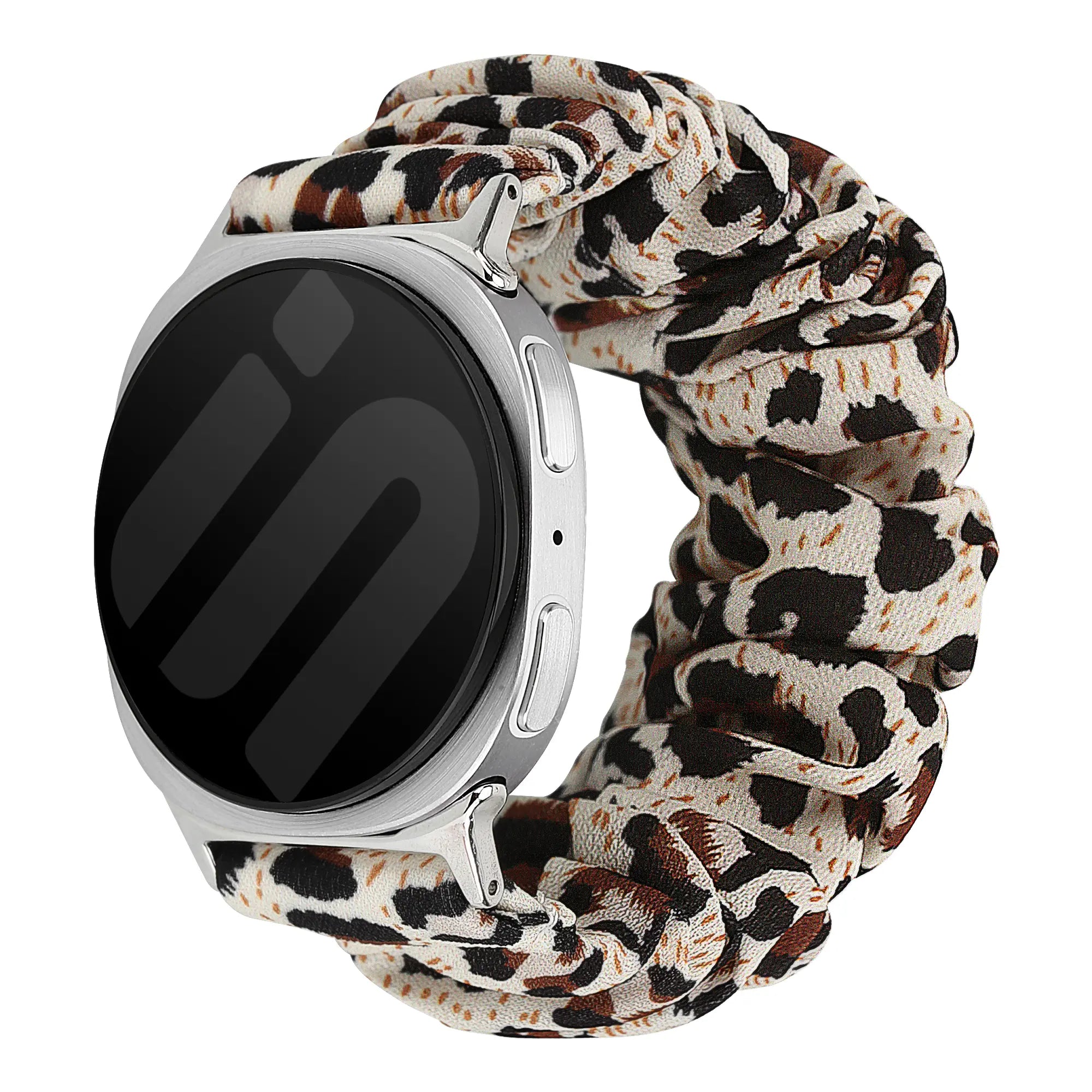 Samsung Galaxy Watch 8 Classic Scrunchie Strap (Leopard)