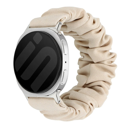 Samsung Galaxy Watch 9 - 40mm scrunchie bandje (sterrenlicht)