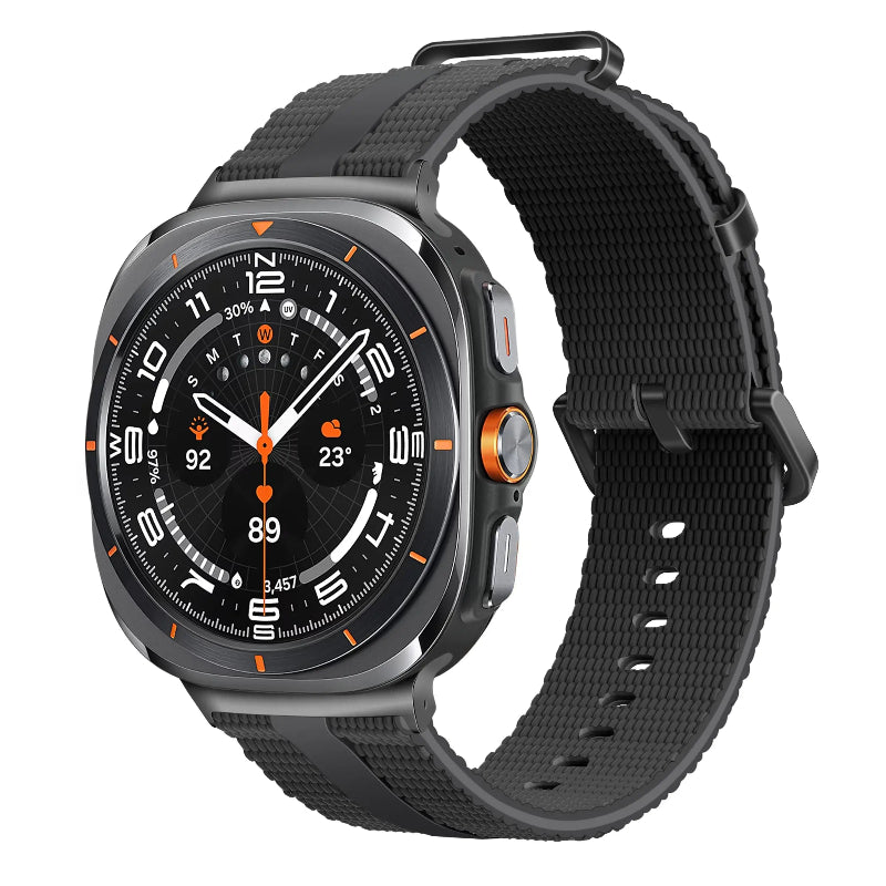 galaxy watch ultra silicone band black