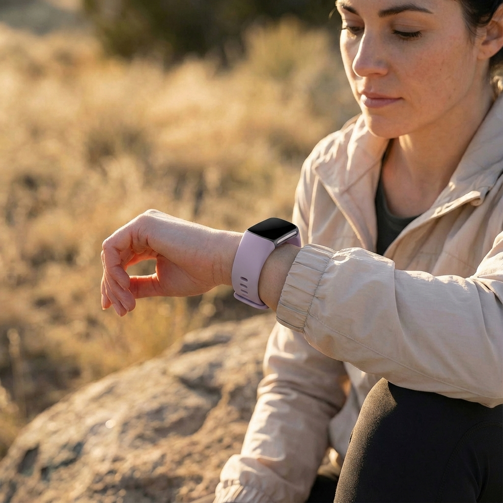 Bracelet silicone Fitbit Charge 6 (lavande)