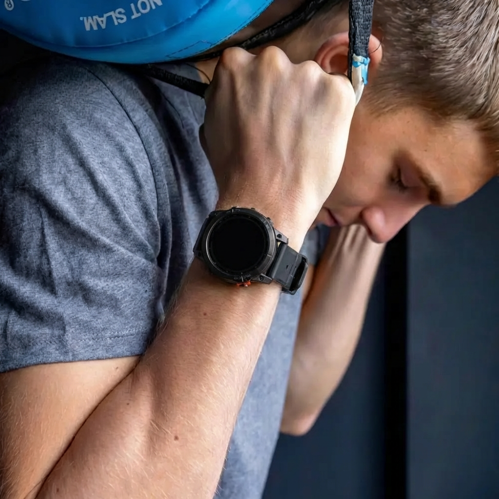 Correa deportiva con hebilla Garmin Fenix ​​7 (negro/gris)