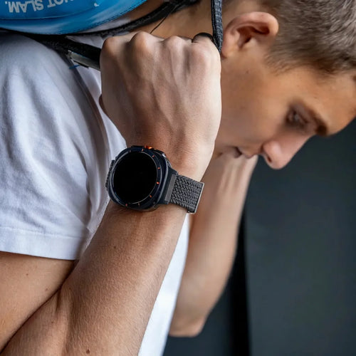 Samsung Galaxy Watch Ultra gevlochten bandje (donkergrijs)
