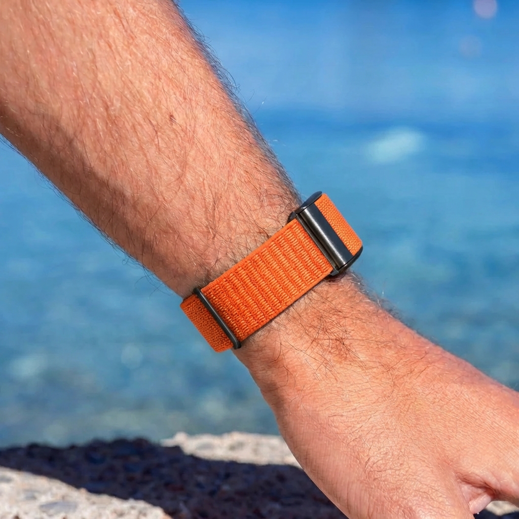 Polar Loop Nylon Armband (Orange)