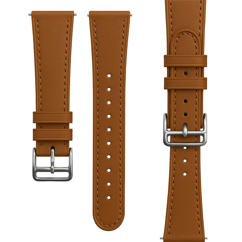 Correa cuero Huawei Watch GT 3 46mm (marrón)