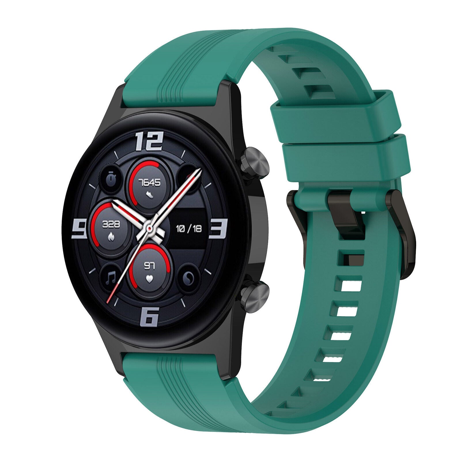 honor-watch-gs-3-siliconen-bandje-dennengroen