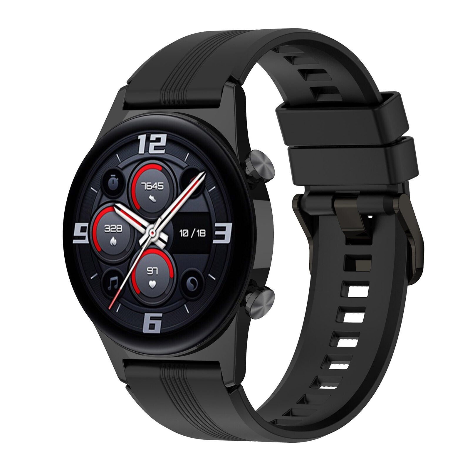 honor-watch-gs-3-siliconen-bandje-zwart