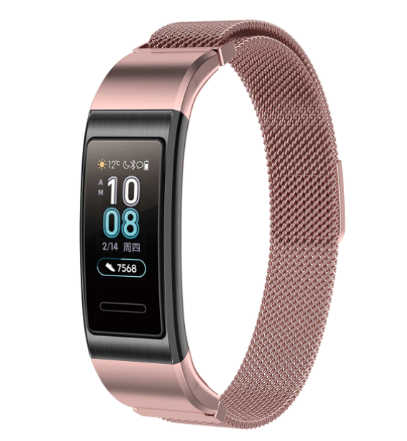 huawei-band-4-pro-metallarmband-rosa