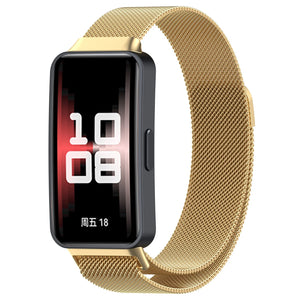 Correa milanesa Huawei Band 10 (dorado)