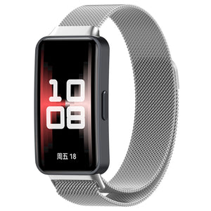 Correa milanesa Huawei Band 10 (plata)