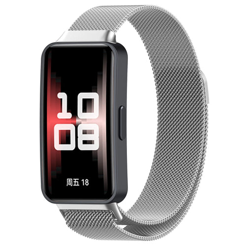 Correa milanesa Huawei Band 10 (plata)