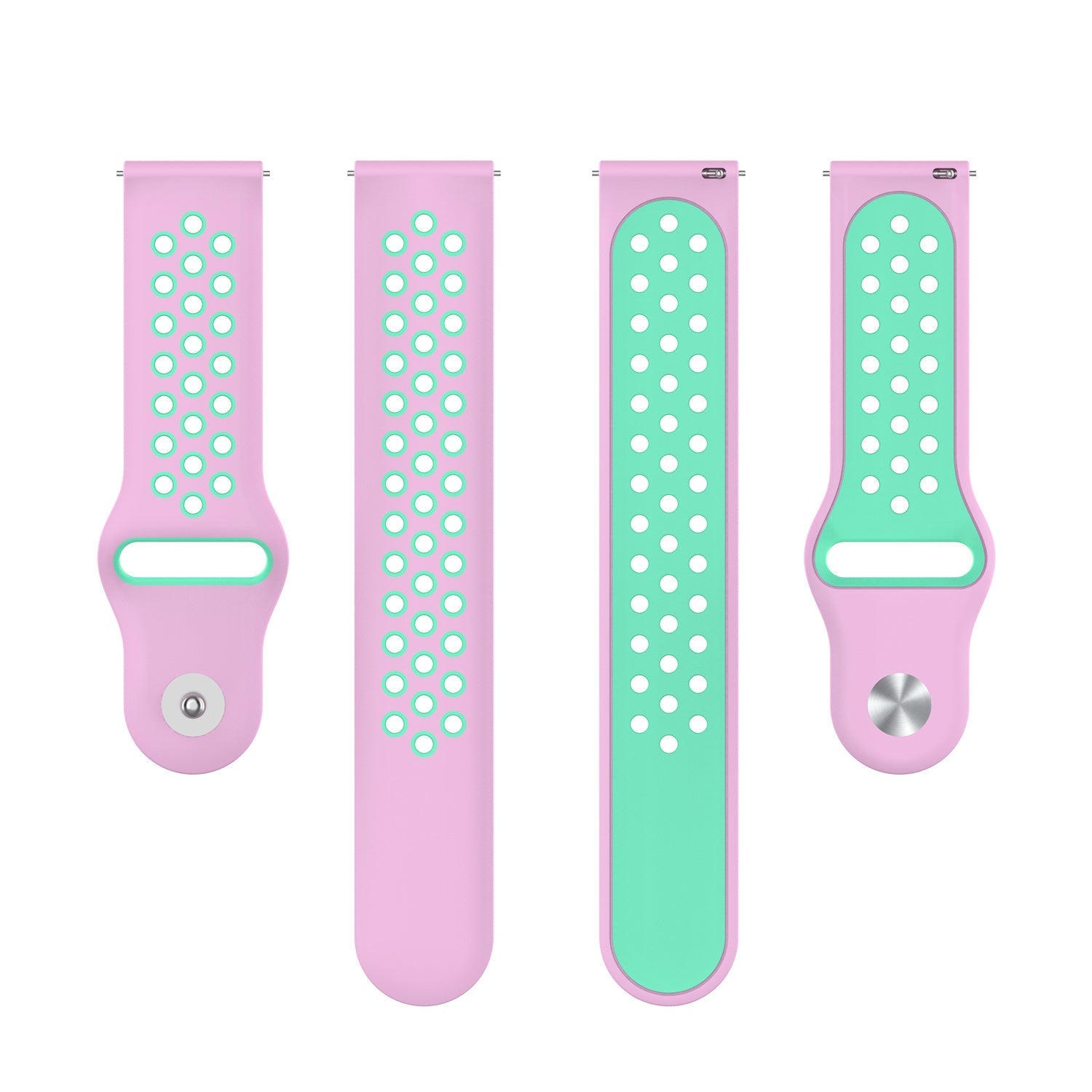 Withings ScanWatch Nova Sport Strap (Pink/Aqua)