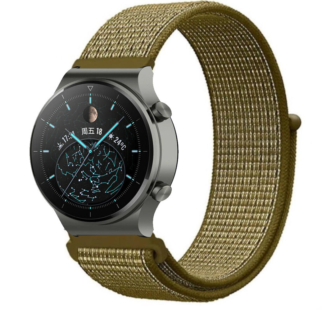 huawei-watch-gt-2-pro-nylon-band-olijf