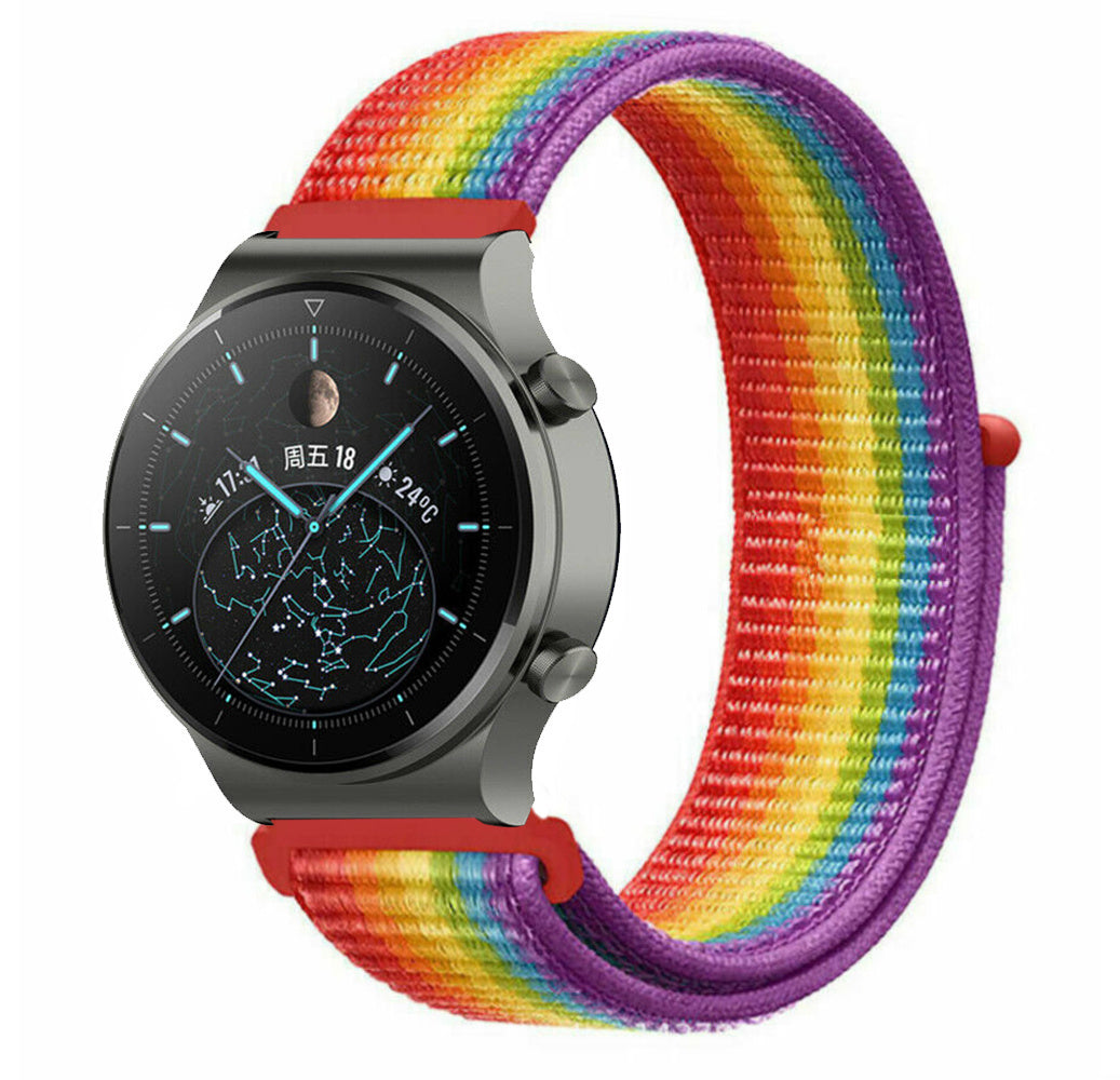 huawei-watch-gt-2-pro-nylon-band-regenboog