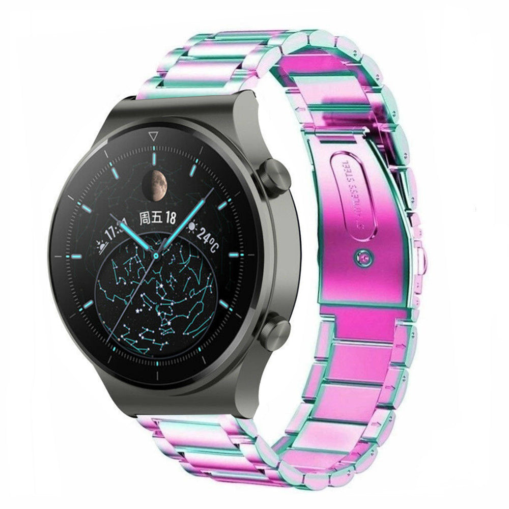 huawei-watch-gt-2-pro-stalen-band-regenboog