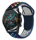 Huawei Watch GT 2 Sport Strap (Dark Blue/Rainbow)