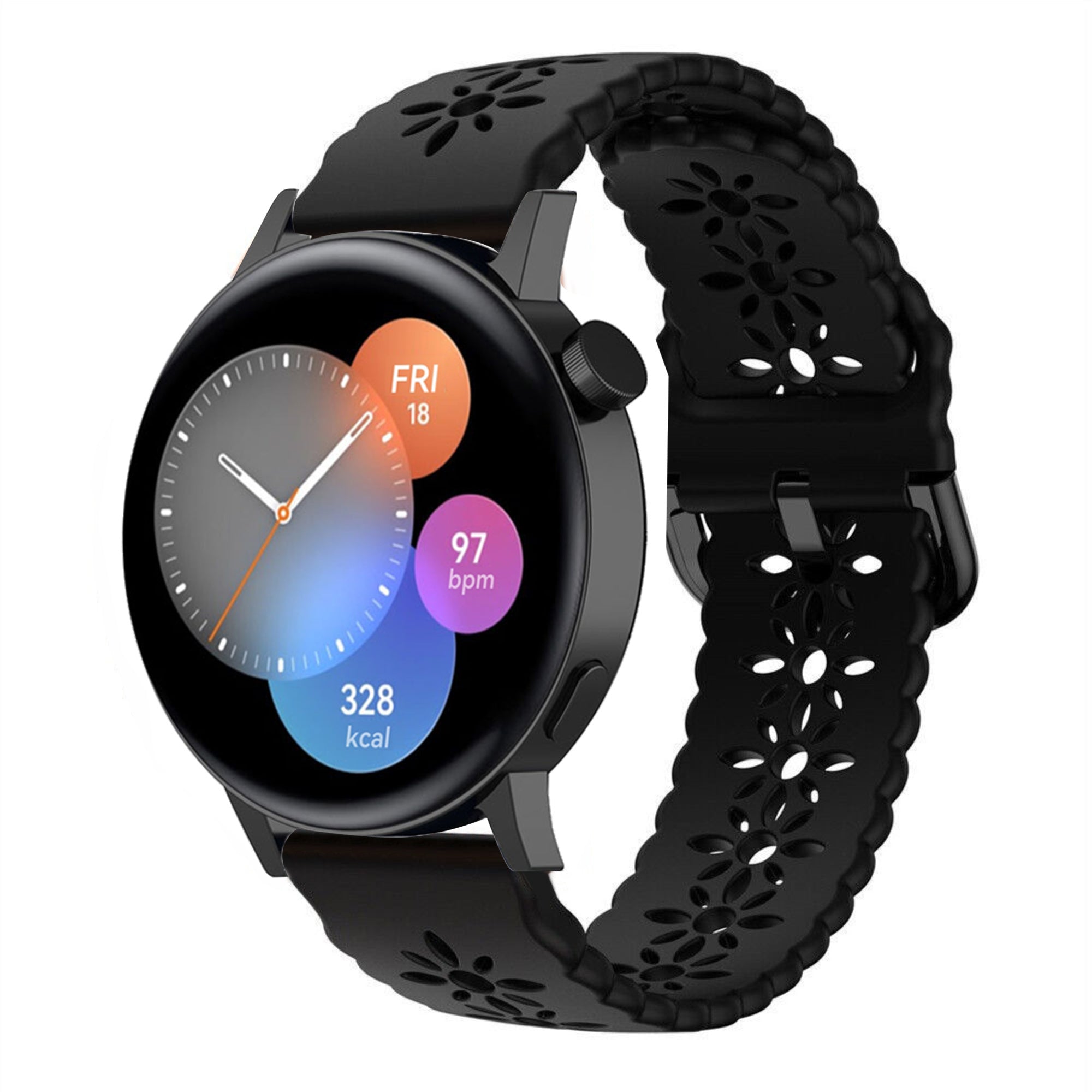 huawei-watch-gt-3-42nn-siliconen-bandje-patroon-zw