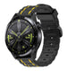 Huawei Watch GT 3 46mm Silicone Strap Tough (Black/Yellow)