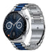 Huawei Watch GT 3 46mm Stahlarmband (Silber/Blau)