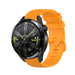 Huawei Watch GT 3 46mm Premium Silicone Strap (Orange)