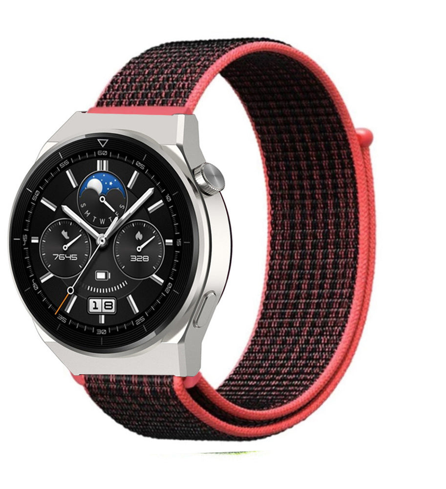 huawei-watch-gt-3-pro-46mm-nylon-bandje-zwart-rood