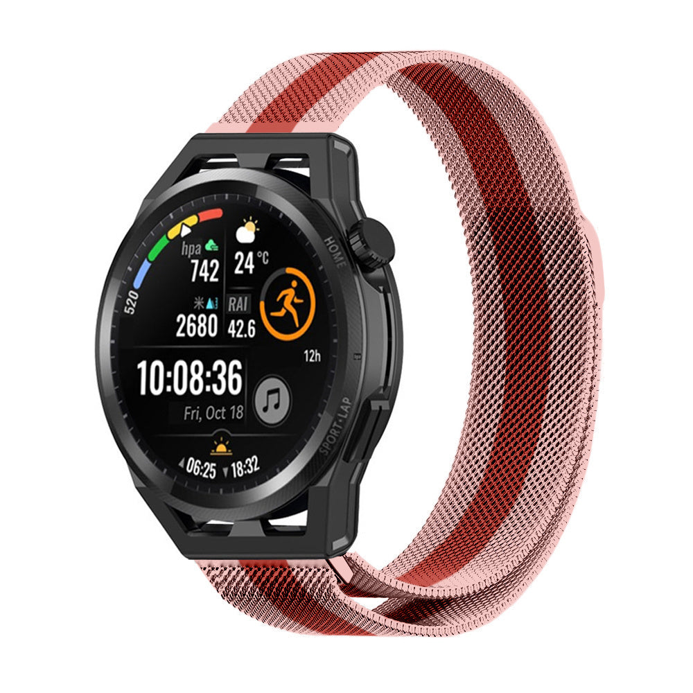 huawei-watch-gt-runner-milanese3-band-rood-roze