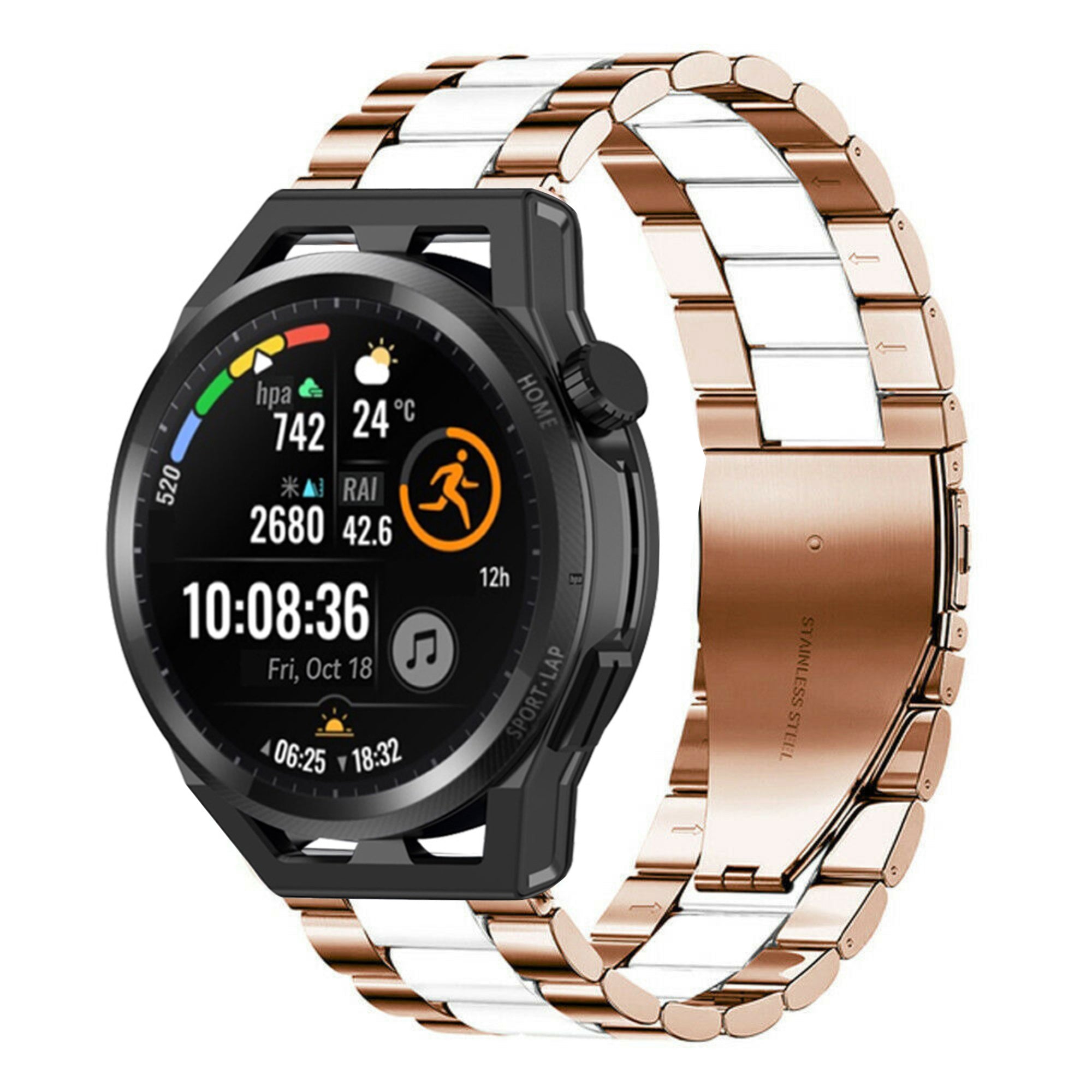 huawei-watch-gt-runner-stalen-band-rose-goud-wit