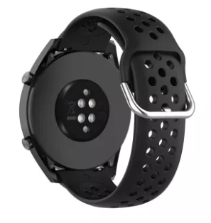 ICE Smart 2.0 Rectangular 1.96 Atmungsaktives Silikonarmband (Schwarz)