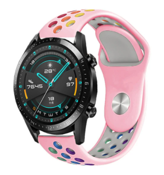 huawei-watch-gt-sport-band-roze-kleurrijk