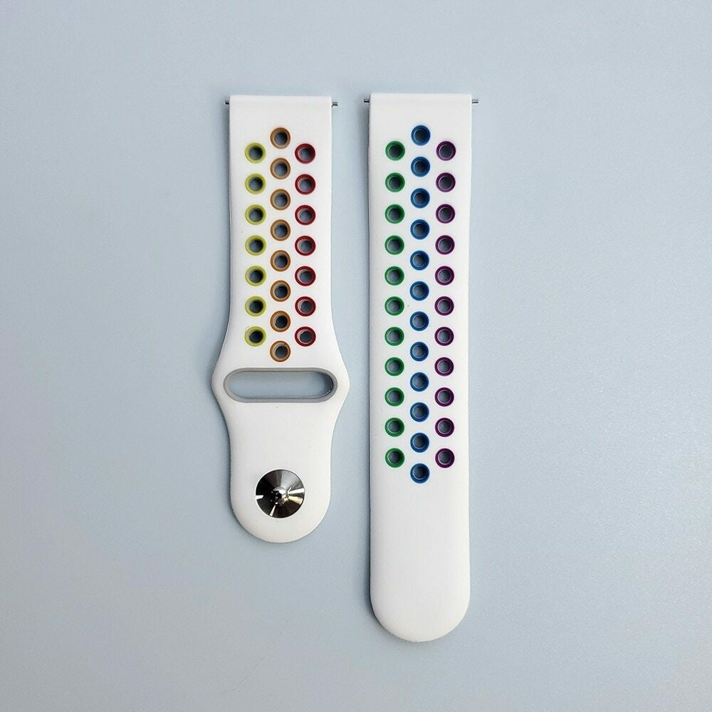 Oppo Watch X Sport  Strap (White/Colourful)