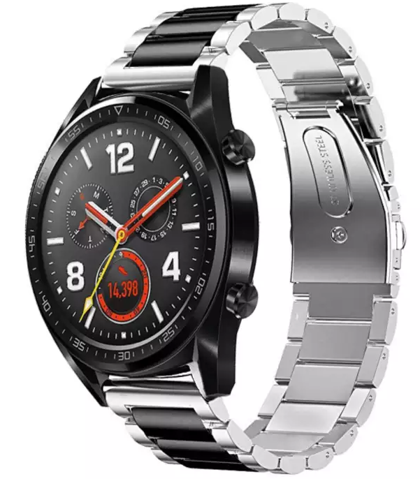 huawei-watch-gt-stalen-band-zilver-zwart-2