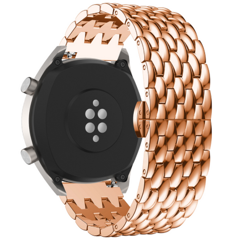 Honor Magic Watch 2 stalen draak band (rosé goud)
